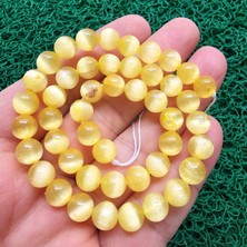Küre Sarı Selenit Taşı 8 mm