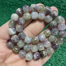 Silindir Ametist Taşı 10 mm