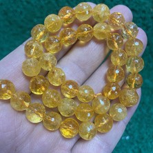 Faset Küre Sitrin Taşı 10 mm