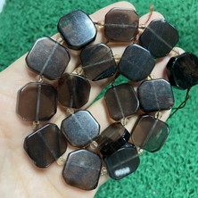 Kare Dumanlı Kuvars Taşı 20 mm