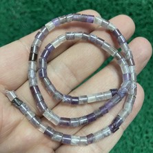 Silindir Ametist Taşı 4 mm