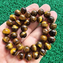 Küre Kahve Kaplan Gözü Taşı 10 mm