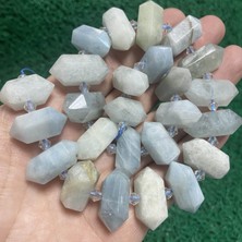 Piramit Akuamarin Taşı 12 mm