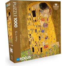 CINARSTORE Blue Focus 1000 Parça Puzzle - The Kıss