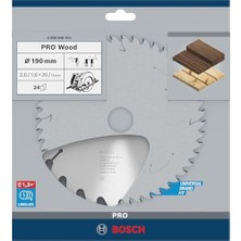 Daire Testere Bıçağı, Gri, 190X20/16X2,6 Mm, 24, 1 Adet