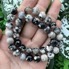 Küre Siyah-Bej Akik Taşı 10 mm