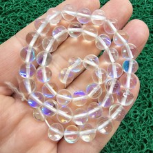 Küre Şeffaf Termal Kuvars Taşı 8 mm