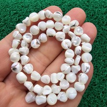 Amorf Beyaz Kabuk Sedef Taşı 6-7 mm