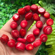 Oval Küre Mercan Taşı 15 mm