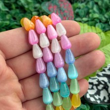 Damla Mix Selenit Taşı 8X13 mm