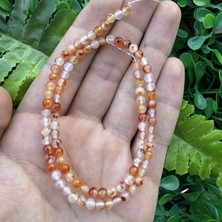 Küre Turuncu-Şeffaf Akik Taşı 4 Mm1-