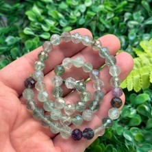 Elmas Kesimli Küre Florit Taşı 8 mm