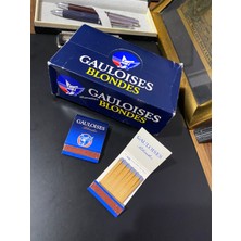 Ikonik Gauloises Blondes Promosyon Yassı Kibrit - Fransız Nostalji