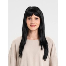Dinç Store 44 Siyah Renk Uzun Parti Peruğu DINÇSTORE-4522