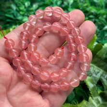 Küre Gül Kuvars Taşı 8 mm