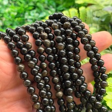 Küre Gold Obsidyen Taşı 6 mm