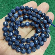 Faset Küre Safir Taşı 7 mm