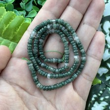 Rondela Yeşil Akik Taşı 4 mm