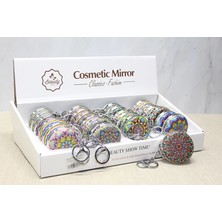 Dinç Store 44 Taşlı El Aynası Anahtarlık ALK3771 DINÇSTORE-4522