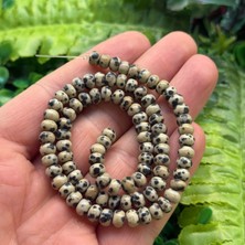 Rondela Dalmaçya Jasper Taşı 6x4 mm
