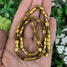 Vida Gold Hematit Taşı 5X5MM