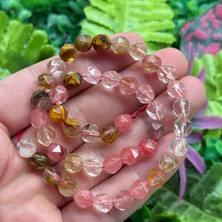 Elmas Gül Kuvars Taşı 8 mm