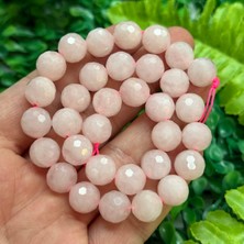 Dünya Kesimli Küre Pembe Kuvars Taşı 12 mm