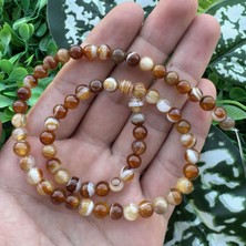 Küre Açık Kahve Akik Taşı 6mm