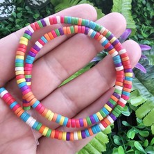 Rondela Mix Turkuaz Taşı 4x2 mm