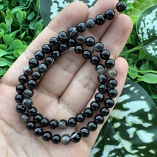 Küre Siyah Akik Taşı 6mm