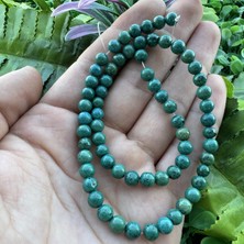 Koyu Yeşil Küre Turkuaz Taşı 6 mm