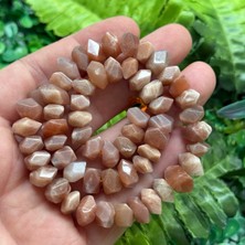 Faset Kesimli Kare Güneş Taşı 10X6 mm