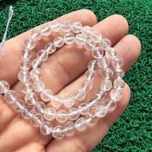 Faset Küre Kristal Kuvars Taşı 6 mm
