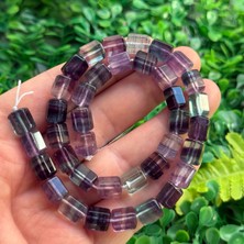 Petek Silindir Florit Taşı 8X10 mm