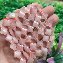 Yonca Pembe Kuvars Taşı 12 mm