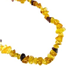 5 mm Kırık Sarı Kahve Dizi Kehribar