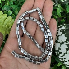 Vida Gümüş Hematit Taşı 5X5MM
