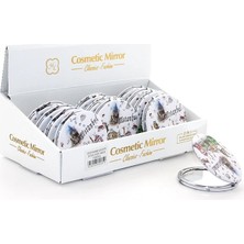 Dinç Store 44 Taşlı Istanbul Tasarımı El Aynası Ince ALK2476A DINÇSTORE-4522