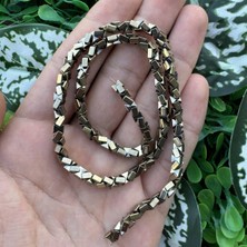 Kum Saati Soft Gold Hematit Taşı 4x4 mm