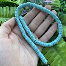 Disk Firuze Turkuaz Taşı 8mm