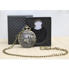 Dinç Store 44 Özel Kutulu Antik Filli Köstekli Saat ALK4676 DINÇSTORE-4522