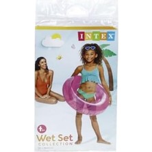 59260 Şeffaf Renkli Simit 76 Cm, Su Sporları, Plaj Malzemesi, Şişme Ürün, Yüzme Aksesuarı, Kamp, Dalış, Güvenlik