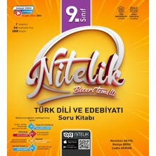 9. Sınıf Nitelik Beceri Temelli Türk Dili ve Edebiyatı Soru Kitabı