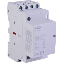 Vtcr-25/40 Sessiz Kontaktör 25A 4no
