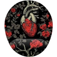 Anatomik Kalp Bilek Destekli Mouse Pad