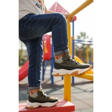 Walkway Cool Evil P Haki Kaymaz Taban Soğuğa Dirençli Cırtlı Unisex Çocuk Bot