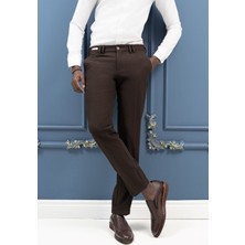 Ecer Regular Fit Yan Cepli Kışlık Gofre Kumaş Pantolon