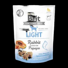 Brit Care Functional Snack, Light ,tahılsız, Tavşan Etli ve Papayalı Yetişkin Köpek Ödülü 150 G