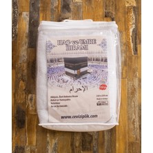 Denizli Ecotowel 1350 gr Ihram Takımı 110X220 cm – Beyaz | Pvc Çantalı, Yumuşak Dokulu, Hac ve Umre Ibadetlerine Uygundur.