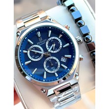 Reward Kronometreli 5 Atm Suya Dayanıklı 2 Yıl Garantili Bileklik Hediyeli Erkek Kol Saati RW449.2